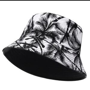 Men'ms Palm Tree 🌴 Print Bucket Hat. NIP. Unisex